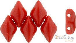 Opaque Red - 5 g - Gemduo gyöngy 8x5 mm (93200)