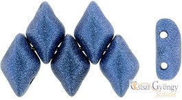 Metallic Suede Lt. Blue - 5 g - Gemduo gyöngy 8x5 mm