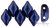C.T. Sat. Metallic Evening Blue - 5 g - Gemduo 8x5mm (07B07)