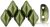C.T. Sueded Gold Fern - 5 g - Gemduo 8x5 mm (08A06)