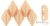 Powder Pastel Peach - 5 g (32-33 db) - Gemduo gyöngy 8x5mm