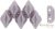 Gemduo gyöngy, Luster Opaque Amethyst (32-33 db)