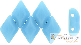 Blue Turquoise- 5 g - Gemduo gyöngy, 8x5 mm