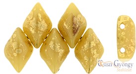Gold Splash Opaque Ivory - 5 g - Gemduo 8x5 mm