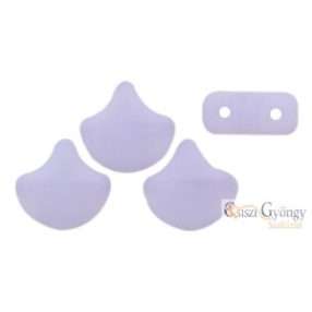 Ginkgo gyöngy, Matte Milky Lila, 10 db
