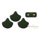 Saturated Forest Green - 10 pcs. - Ginkgo Beads (29542AL)