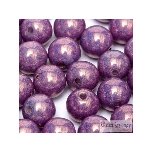 Luster Lila - 50 pc. - round beads 3 mm (15726)