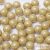 Luster Latte - 50 pcs. - 3 mm Czech Glass Round Beads