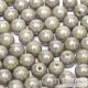 Luster Gray - 50 pcs. - 3 mm Czech Round Glass Beads