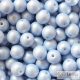 Powdery Pastel Blue - 50 pcs. - 3 mm Round Beads