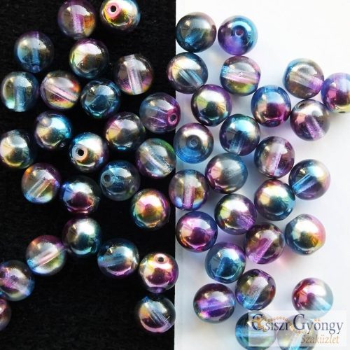 Magic Blue - 50 pcs. - 3 mm Round Beads