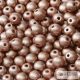 Matte Met. Cappuccino - 40 pc. - 4 mm round beads (29487)