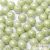 Luster Green Apple - 40 pcs. - 4 mm Round Beads (14457)