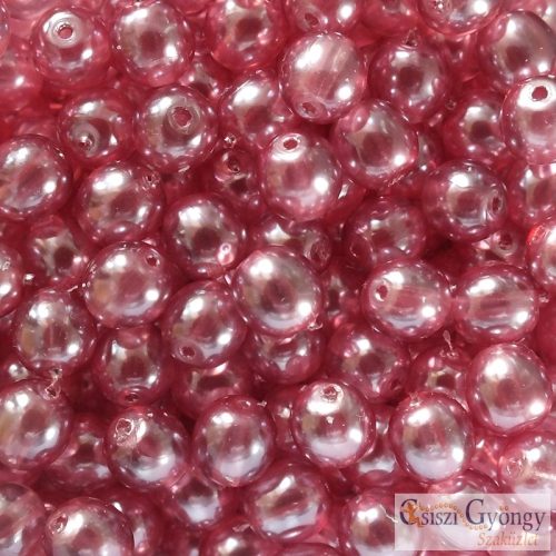 Transp. Pearl Lavender - 40 pcs. - 4 mm Round Beads