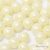 Luster Cream - 20 pc. - round beads 6 mm
