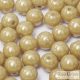 Luster Latte - 20 pc. - 6 mm round beads (14419)