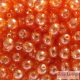 Transparent Pearl Pumpkin - 20 pcs. - 6 mm Round Beads (63873CR)