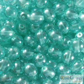   Transparent Pearl Seafoam - 20 db - 6 mm golyó gyöngy (63322CR)