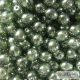 Transparent Pearl Mint Leaf - 20 pcs. - 6 mm Round Beads (63583CR)