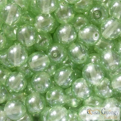 Transparernt Pearl Peridot - 20 pcs. - 6 mm Round Beads (63525CR)