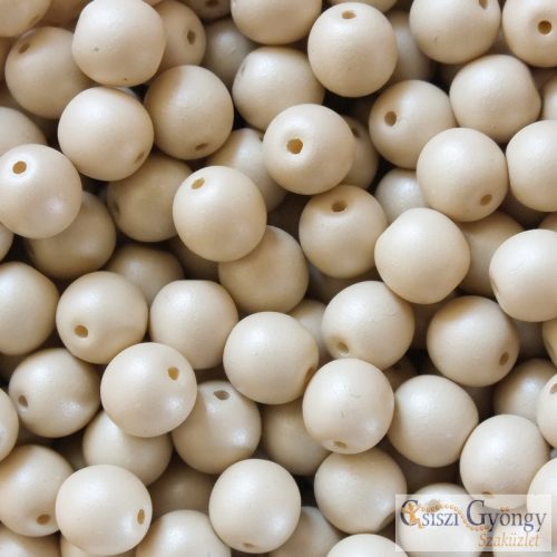 Powdery Pastel Beige - 20 pcs. - 6 mm Round Beads (29344AL)