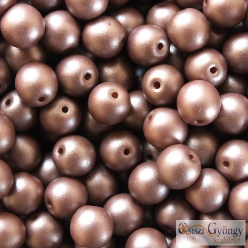 Powdery Pastel Brown - 20 pcs. - 6 mm Round Beads (29346AL)