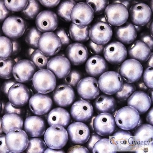 C.T. Sat. Met. Crocus Petal - 20 pcs. - 6 mm Round Beads (06B08)