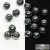 Metallic Hematite - 20 db - 6 mm golyó gyöngy