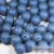Matte Cobalt - 10 db - 8 mm golyó gyöngy