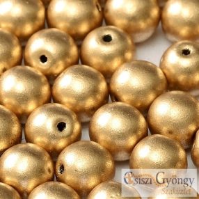 Metallic Flax - 10 db - 8 mm golyó gyöngy