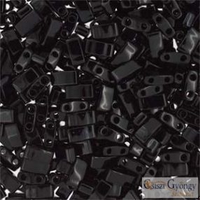 401 Fél Tila - Opaque Black - 5 g - méret: 5x2.3x1.9 mm