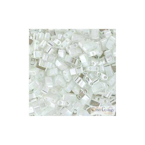 420 Half Tila - Pearl White - 5 g - méret: 5x2.3x1.9 mm