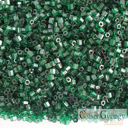 0939 - Transparent Green Emerald - 10 g - 11/0 Toho Hexagon gyöngy