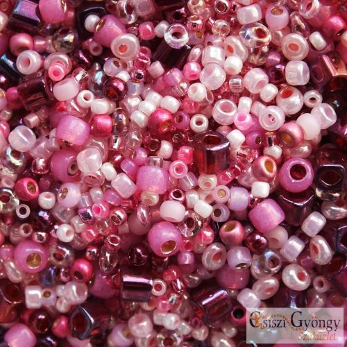 Japanese Bead Mix, Pink - 10 g