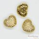 Cubic Zirconia Beads - 1 pcs. - golden color