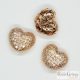 Cubic Zirconia Beads - 1 pcs. - rose gold color
