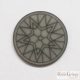 Mandala Gray - 1 pcs. - flat, matte, 20 mm