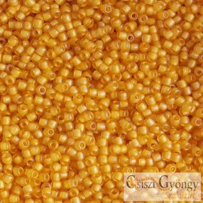   0950F - I.C.Frost. Jonquil/Burnt Orange Lined - 10 g - 11/0 Toho kásagyöngy