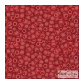 Transp. Frosted Ruby - 10 g - 11/0 Toho rocailles (5CF)