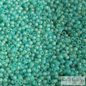   Transparent Rainbow Frosted Dark Peridot - 10 g - 11/0 Toho Rocailles (164BF)