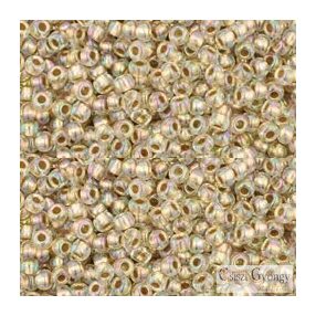   0994 - Gold Lined Rainbow Crystal - 10 g - 11/0 Toho japán kásagyöngy