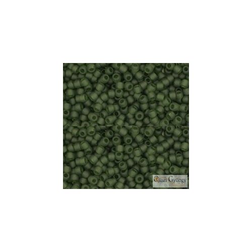 0940F - Transparent Frosted Olivine - 10 g - 11/0 Toho japán kásagyöng