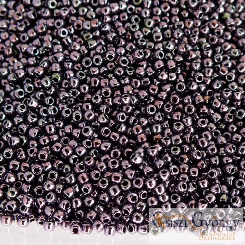 Metallic Amethyst Gun Metal - 10 g - 11/0 Toho Rocailles (90)
