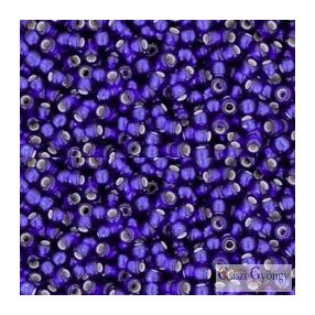   Silver Lined Frosted Cobalt - 10 g - 11/0 Toho Rocailles (28DF)