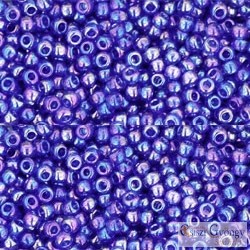 Transparent Rainbow Cobalt - 10 g - 11/0 Toho Rocailles (87)