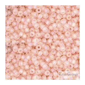   Transparent Rainbow Frosted Rosaline - 10 g - 11/0 Toho Rocailles (169F)