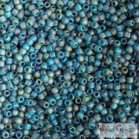  0167BDF - Transp. Rainbow. Frost. Teal - 10 g - 11/0 Toho japán kásagyöngy