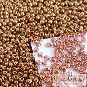   0421 - Gold Luster Transparent Pink - 10 g - 11/0 Toho japán kásagyöngy