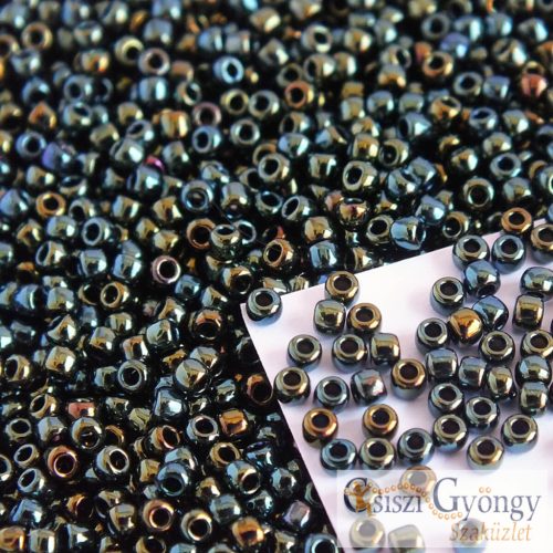 84 - Metallic Iris Green Brown - 10 g - 11/0 Toho Seed Beads