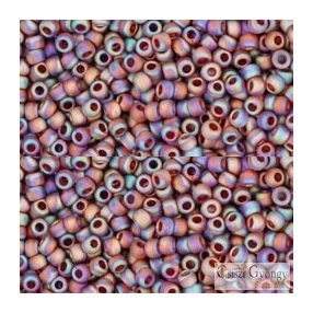   0177F - Transp. Rainbow Frosted Smoky Topaz - 10 g - 11/0 Toho kásagyöngy